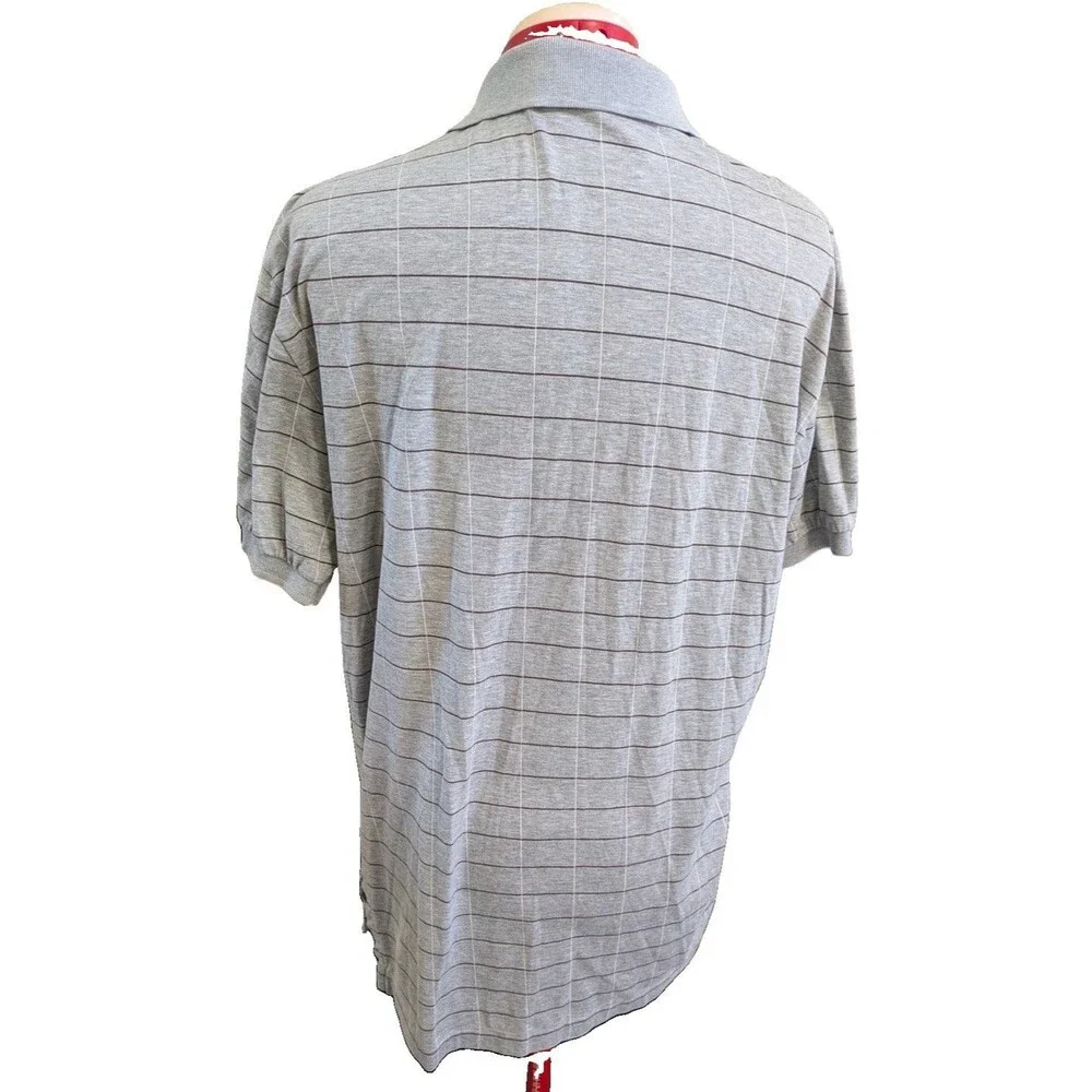 Polo Ralph Lauren Men’s Gray Checkered Pattern Shirt Size Medium